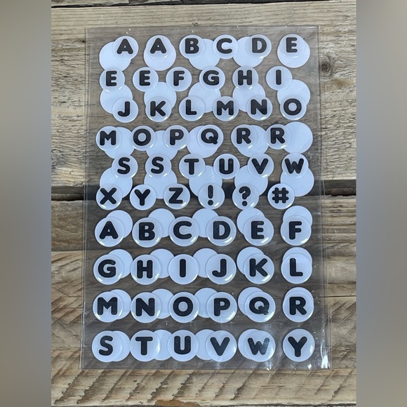 3x L.O.L. Surprise Stickers Sheet 2019 OMG Doll Letters Alphabet Scrapbook Craft - Picture 6 of 8